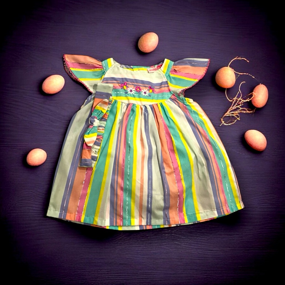 Easter Elegance: Striped Pastel